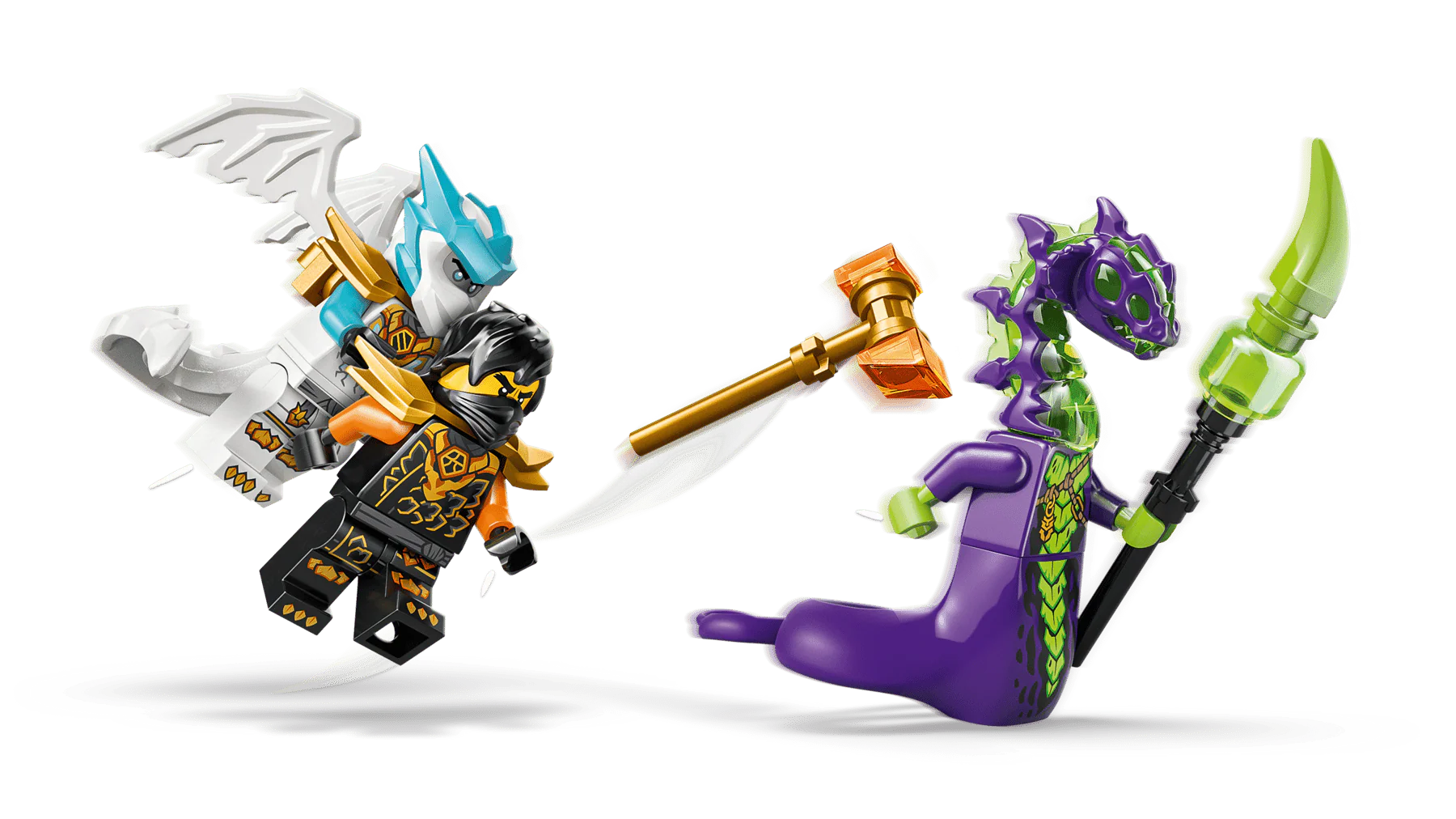 LEGO Ninjago Cole's Mission Mech & Dragon Zane 71854 - Image 9