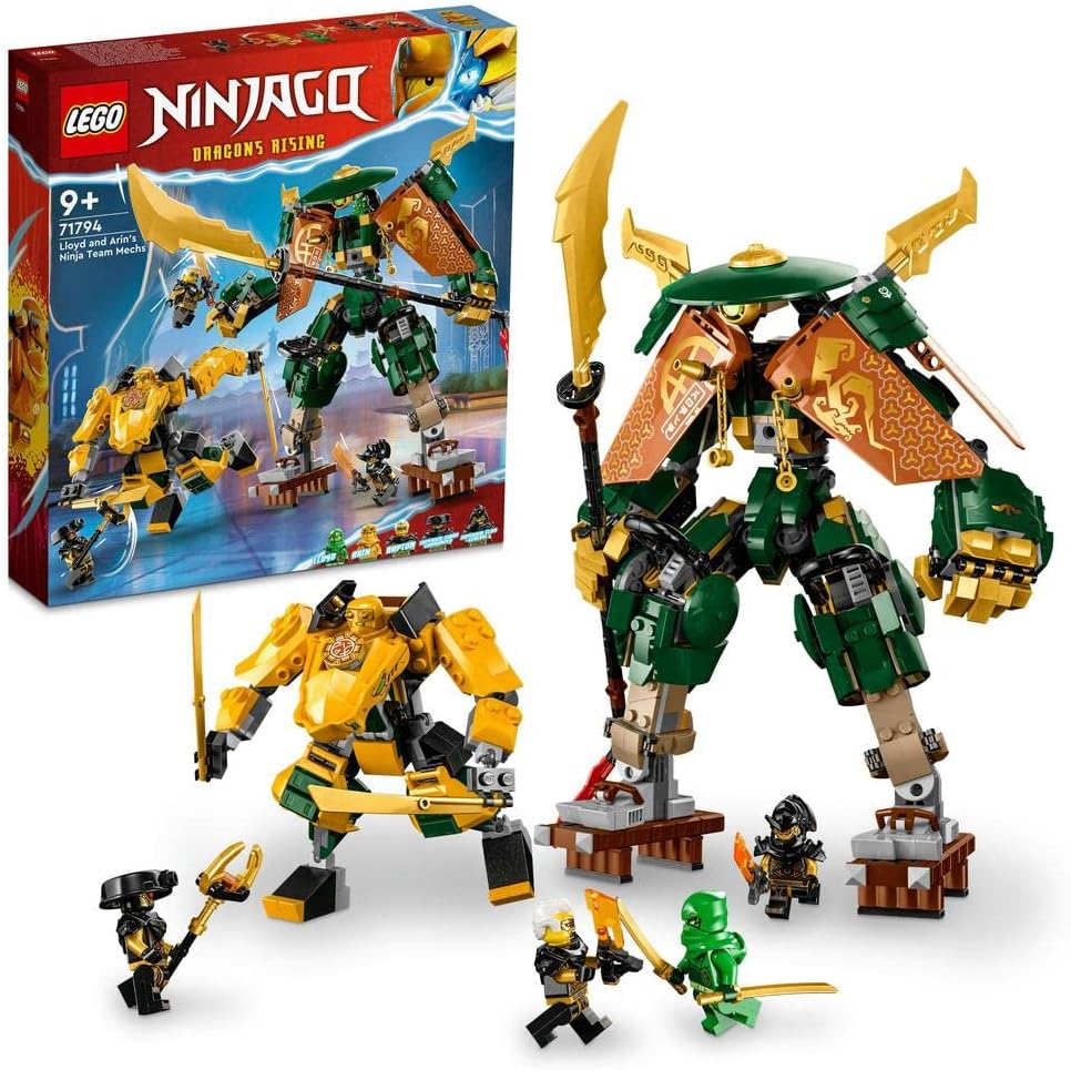 LEGO Ninjago Dragons Rising Lloyd and Arin's Ninja Team Mechs 71794/6425936