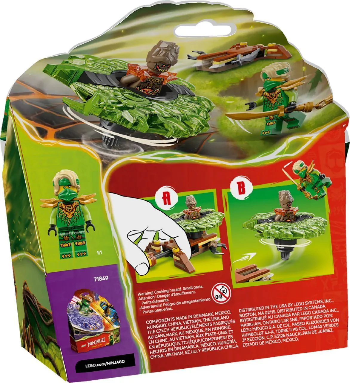 LEGO Ninjago Lloyd Vs. Elemental Monster Spinner 71850 - Image 2