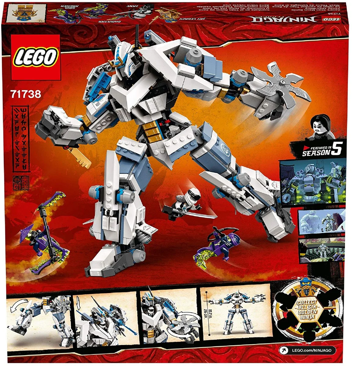 LEGO Ninjago Zanes Titan Mech Battle 71738 - Image 7
