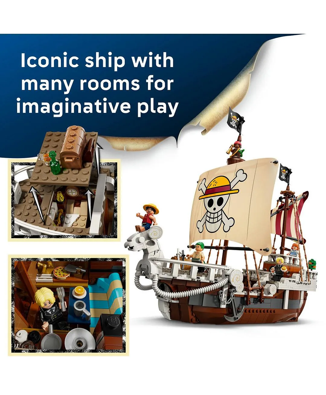 LEGO One Piece Next The Going Merry Pirate Ship 6527568\75639 - Image 3
