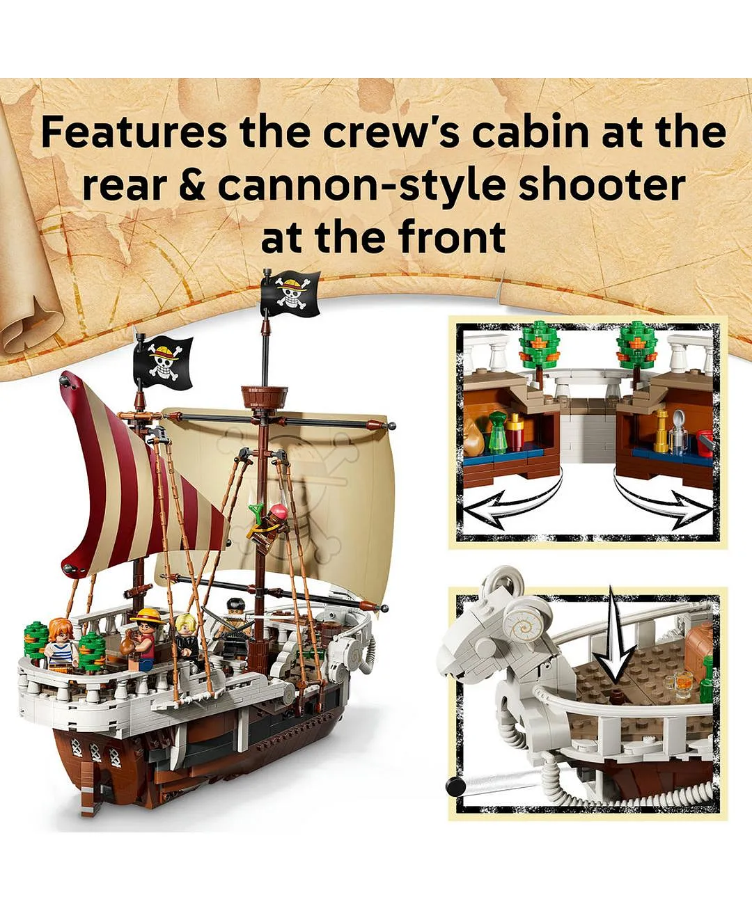 LEGO One Piece Next The Going Merry Pirate Ship 6527568\75639 - Image 4