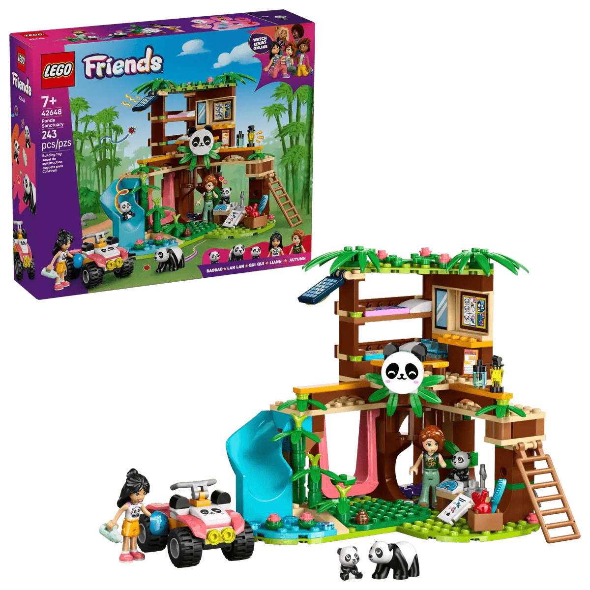 LEGO Panda Sanctuary Animal Care 42648