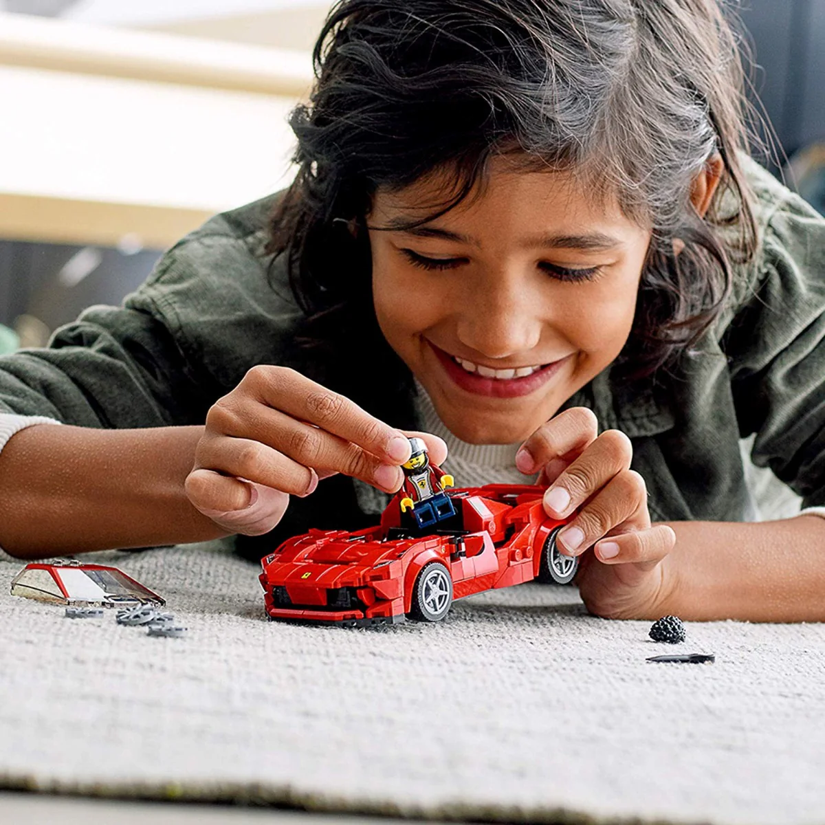LEGO Speed Champions Ferrari F8 Tributo Toy Cars for Kids