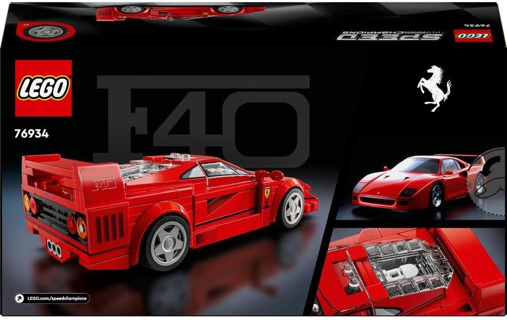 LEGO Speed Ferrari F40 Supercar 76934/6506052 - Image 2