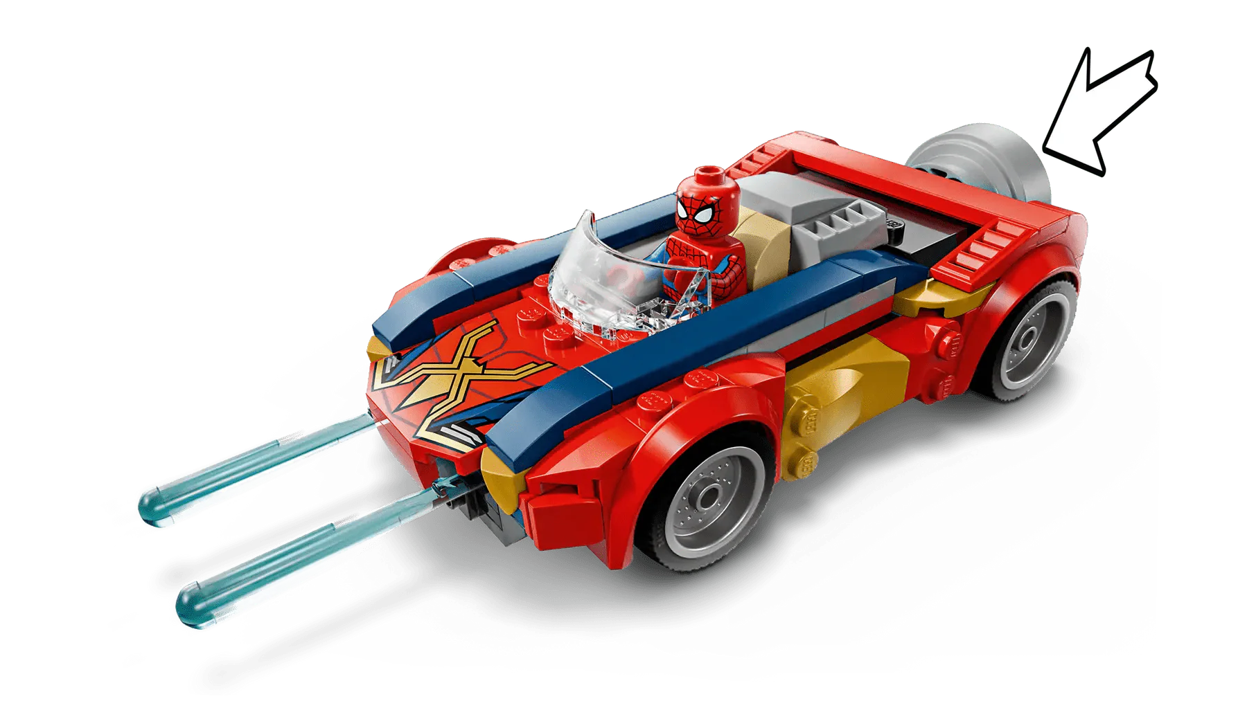 LEGO Super Heroes Spider-Man Car Vs. Venomized Wolverine 76336