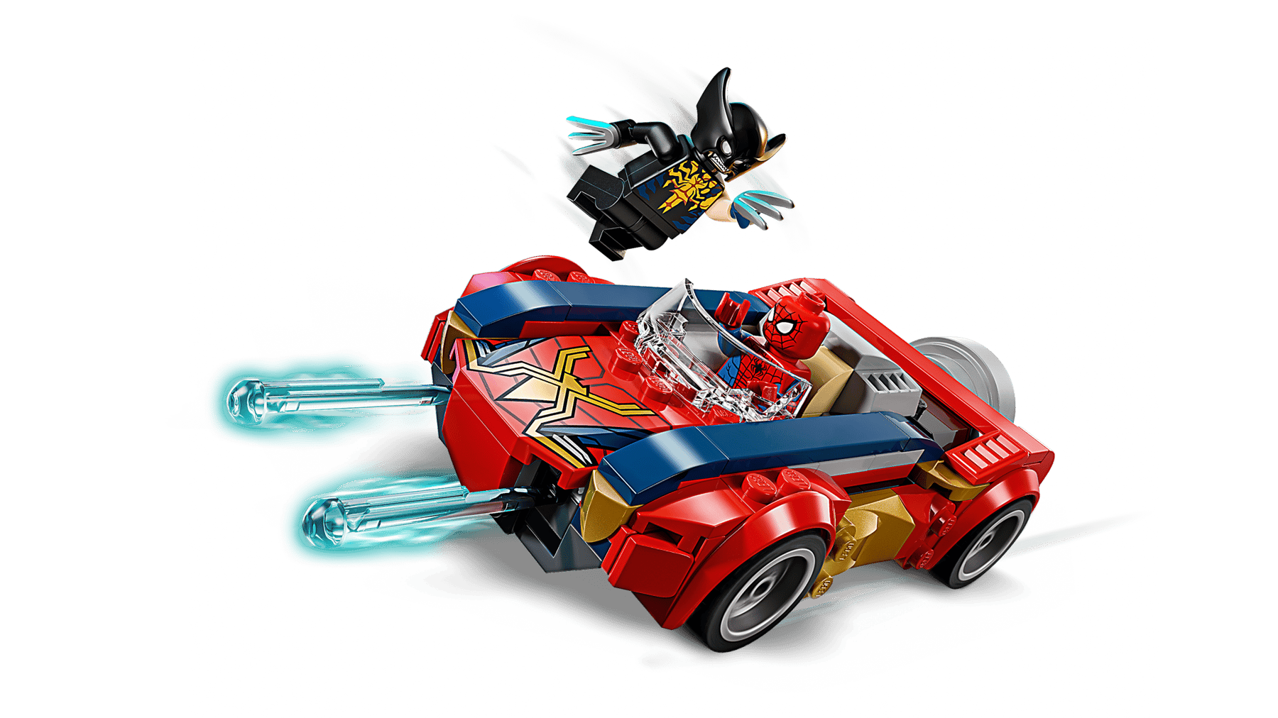 LEGO Super Heroes Spider-Man Car Vs. Venomized Wolverine 76336 - Image 8