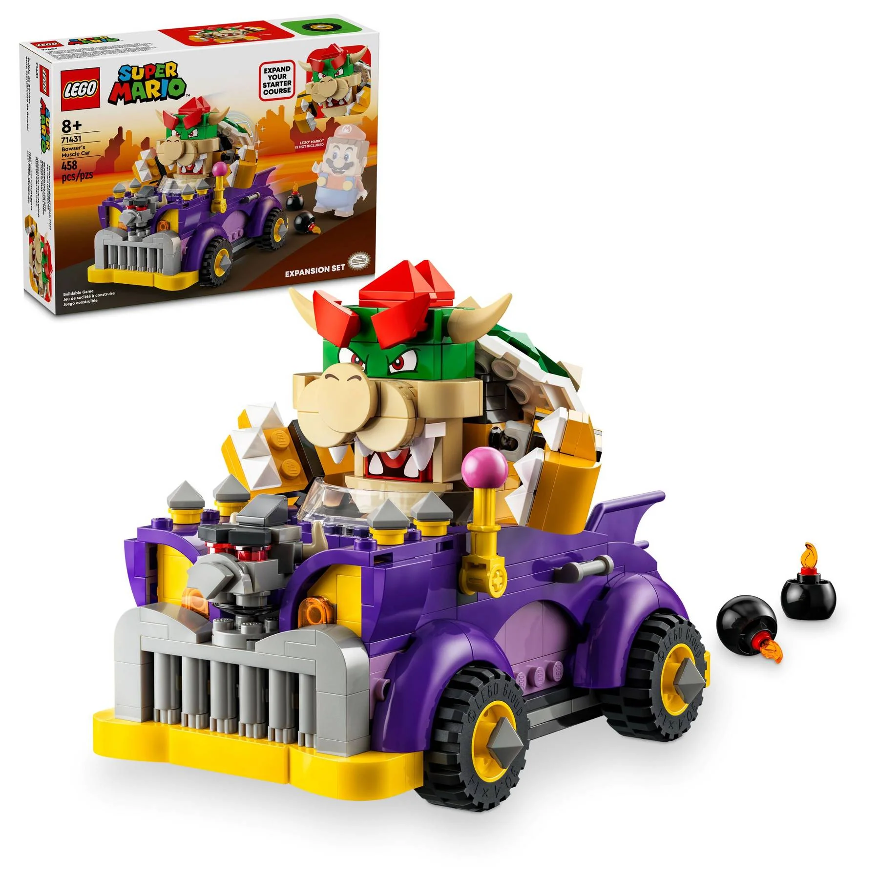LEGO Super Mario Bowsers Muscle Car