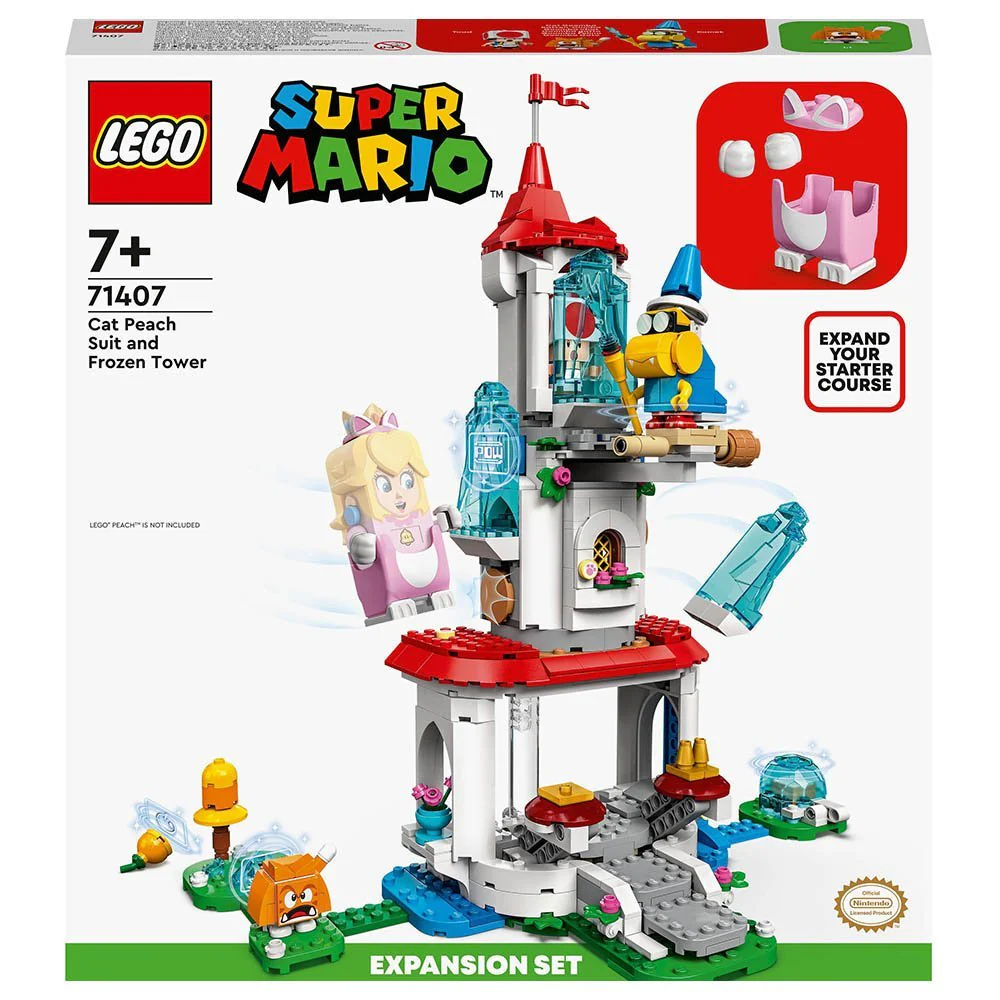 LEGO Super Mario Cat Peach Suit And Frozen Tower Expansion Set 6379543/71407