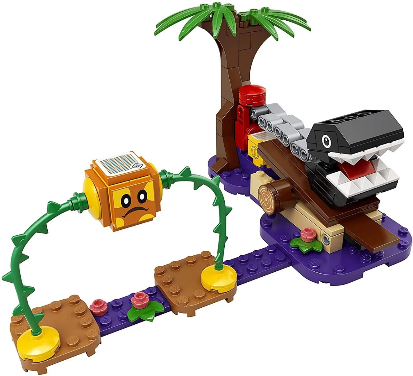 LEGO Super Mario Chain Chomp Jungle Encounter Expansion Set 71381 - Image 3