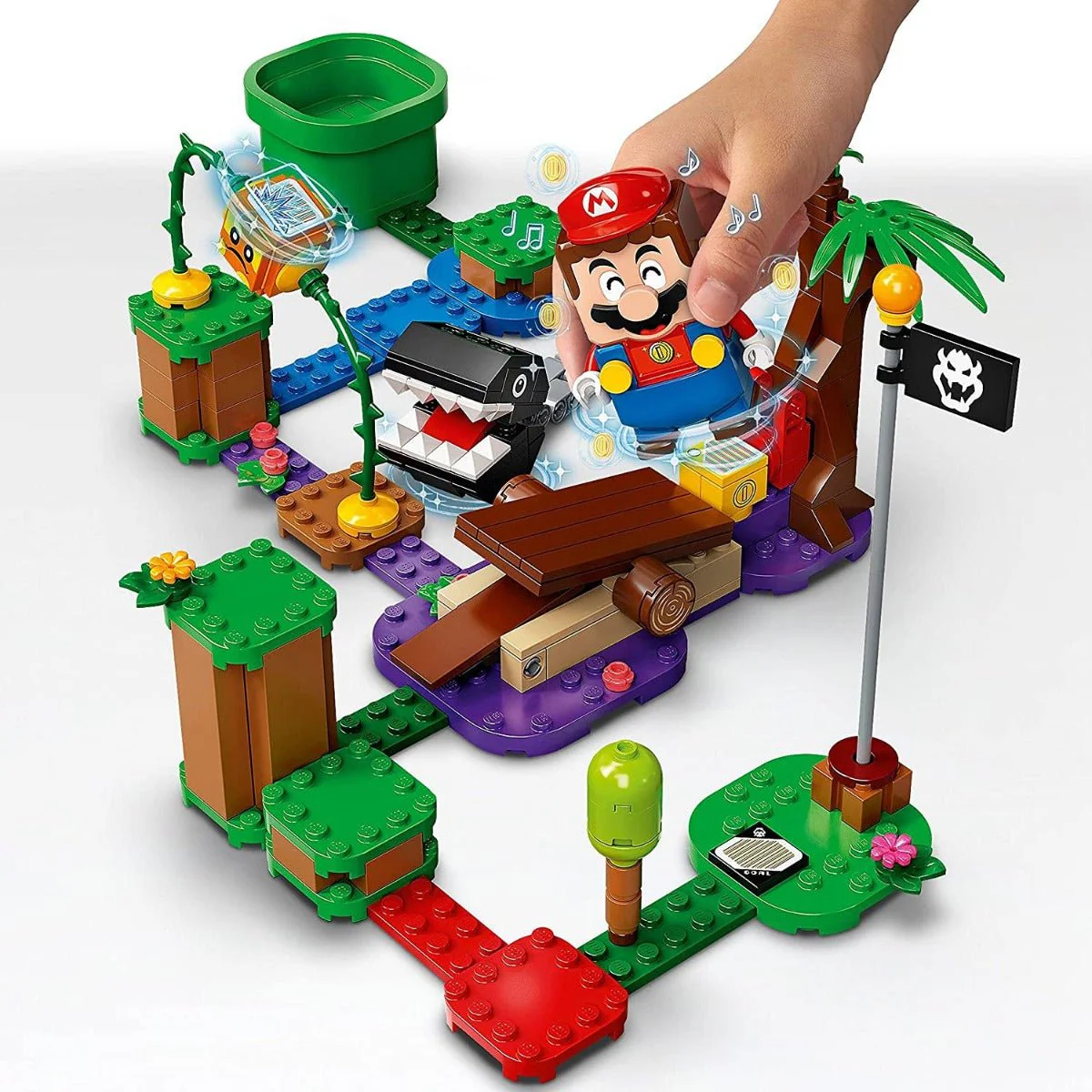 LEGO Super Mario Chain Chomp Jungle Encounter Expansion Set 71381 - Image 6