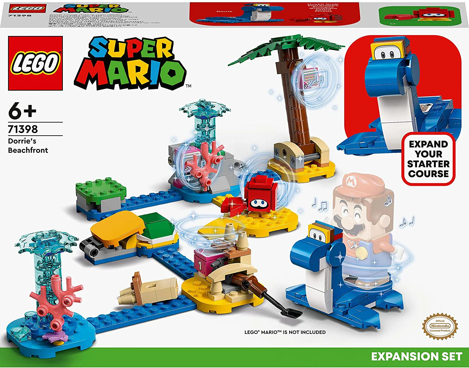 LEGO Super Mario Dorrie's Beachfront Expansion Set 71398 - Image 3