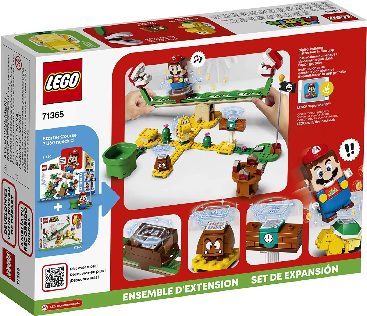 LEGO Super Mario Piranha Plant Power Slide Expansion Set 71365 - Image 5
