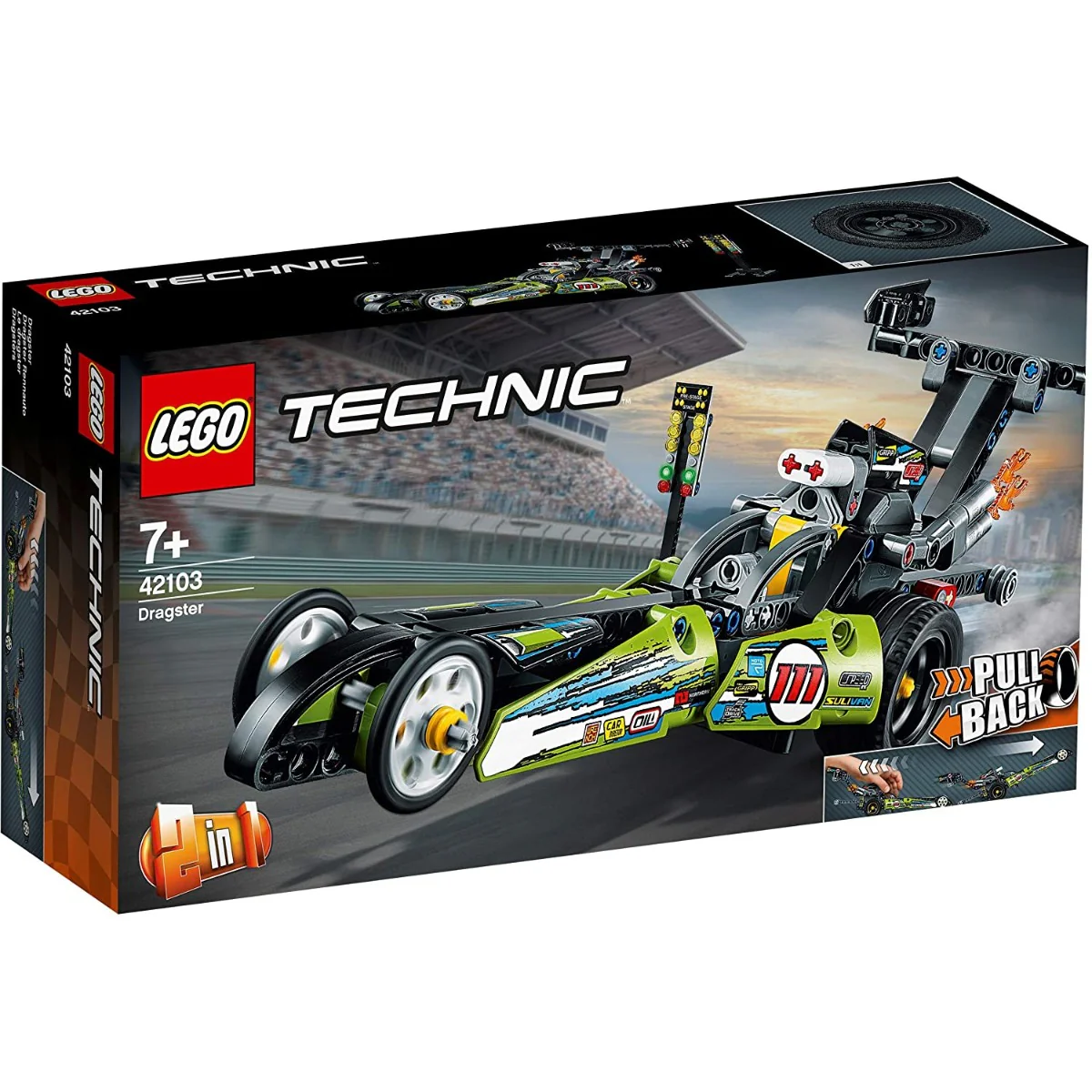 Lego Technic Dragster Racing Car Toy - 42103