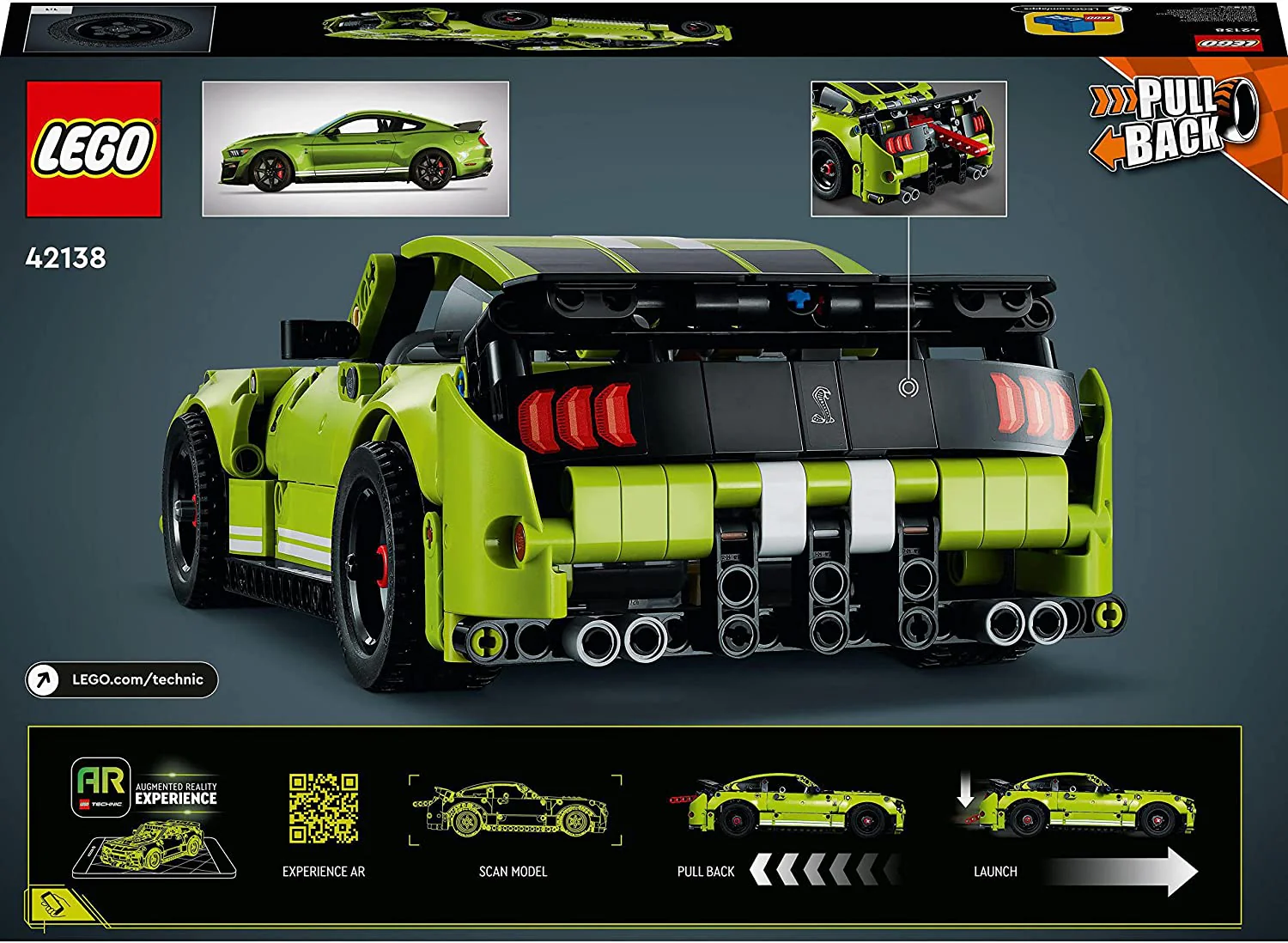 LEGO Technic Ford Mustang Shelby GT500 42138 - Image 4