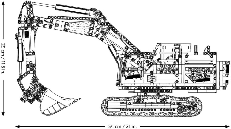 LEGO Technic Volvo EC500 Excavator 42215 Set - Image 11