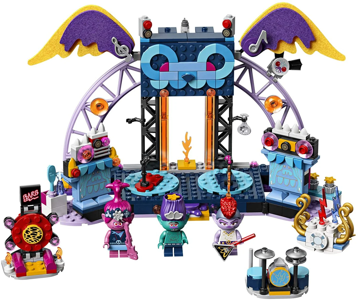 LEGO Trolls World Tour Volcano Rock City Concert 41254