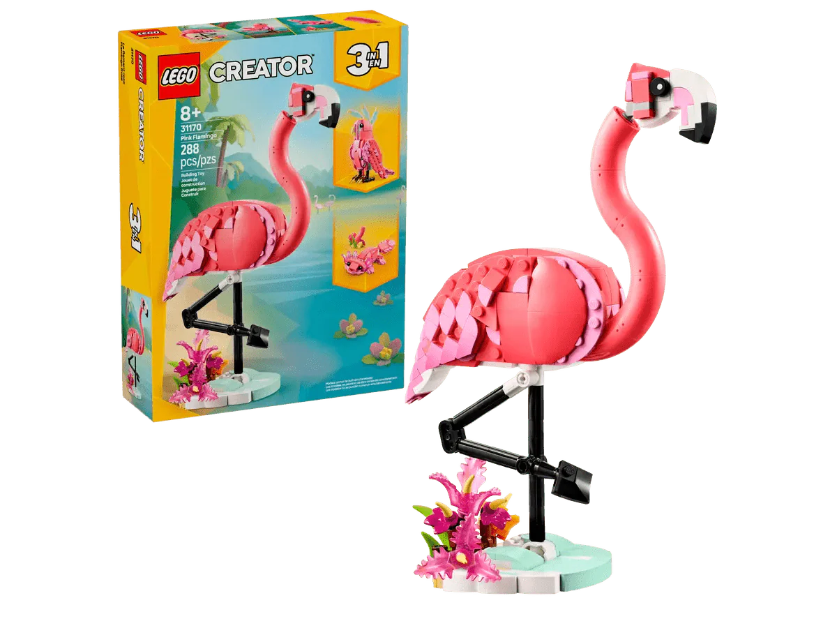 LEGO Wild Animals Pink Flamingo 6527863/31170 - Image 4