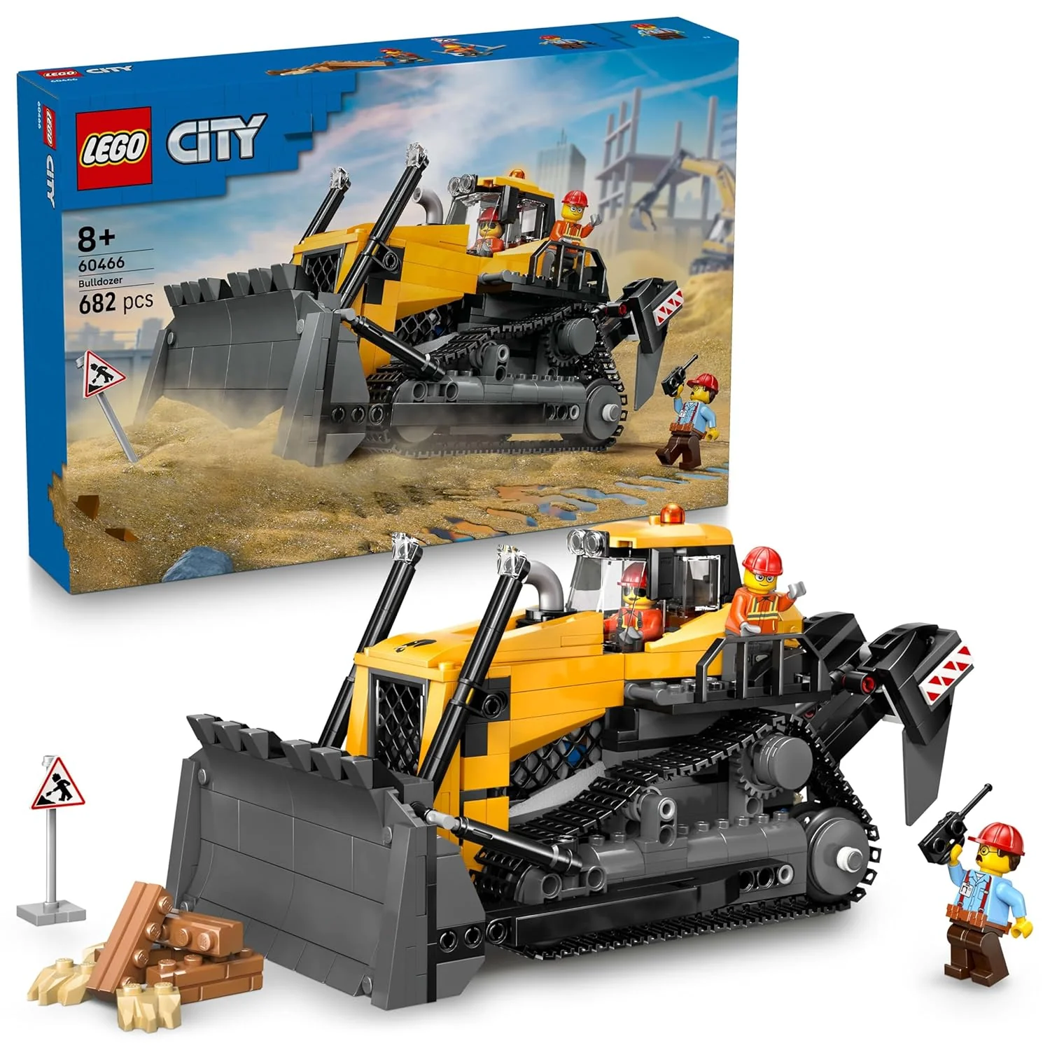 LEGO Yellow Bulldozer With Front.. 6526308/60466