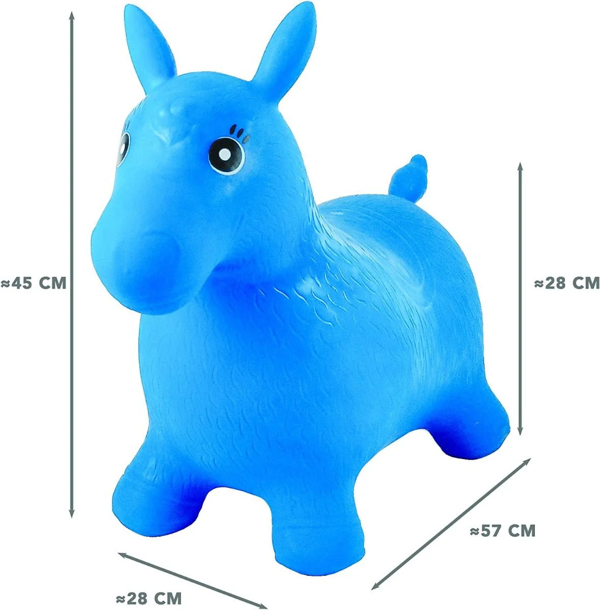 Lexibook Inflatable Jumping Horse Hopper - Blue BG050 - Image 4