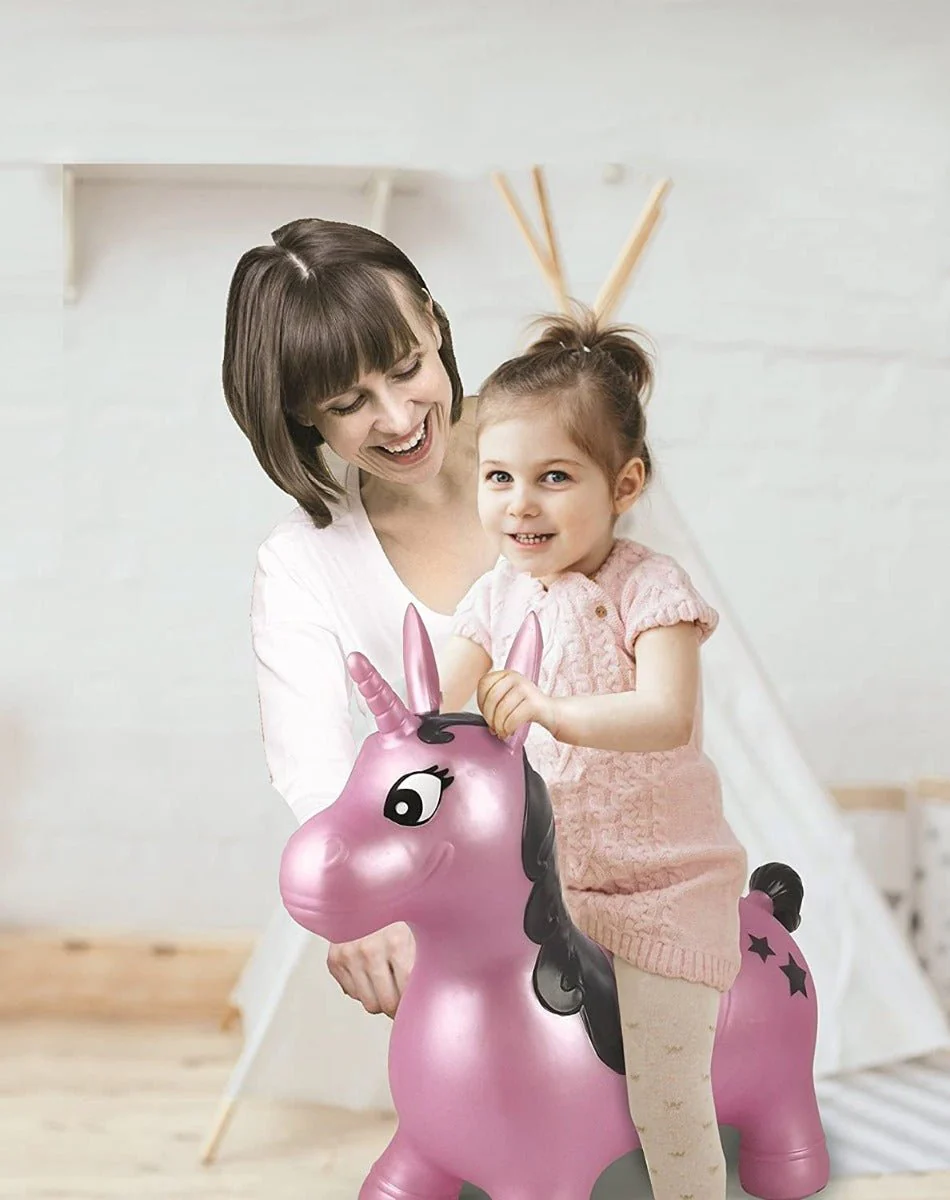 Lexibook Inflatable Jumping Unicorn Hopper BG050UNI - Image 2