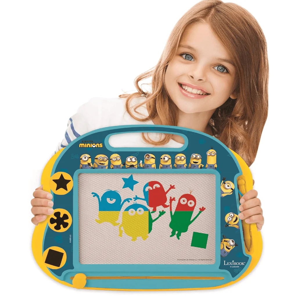 Lexibook Magnetic Multicolor Drawing Board Minions CRDES550 - Image 4