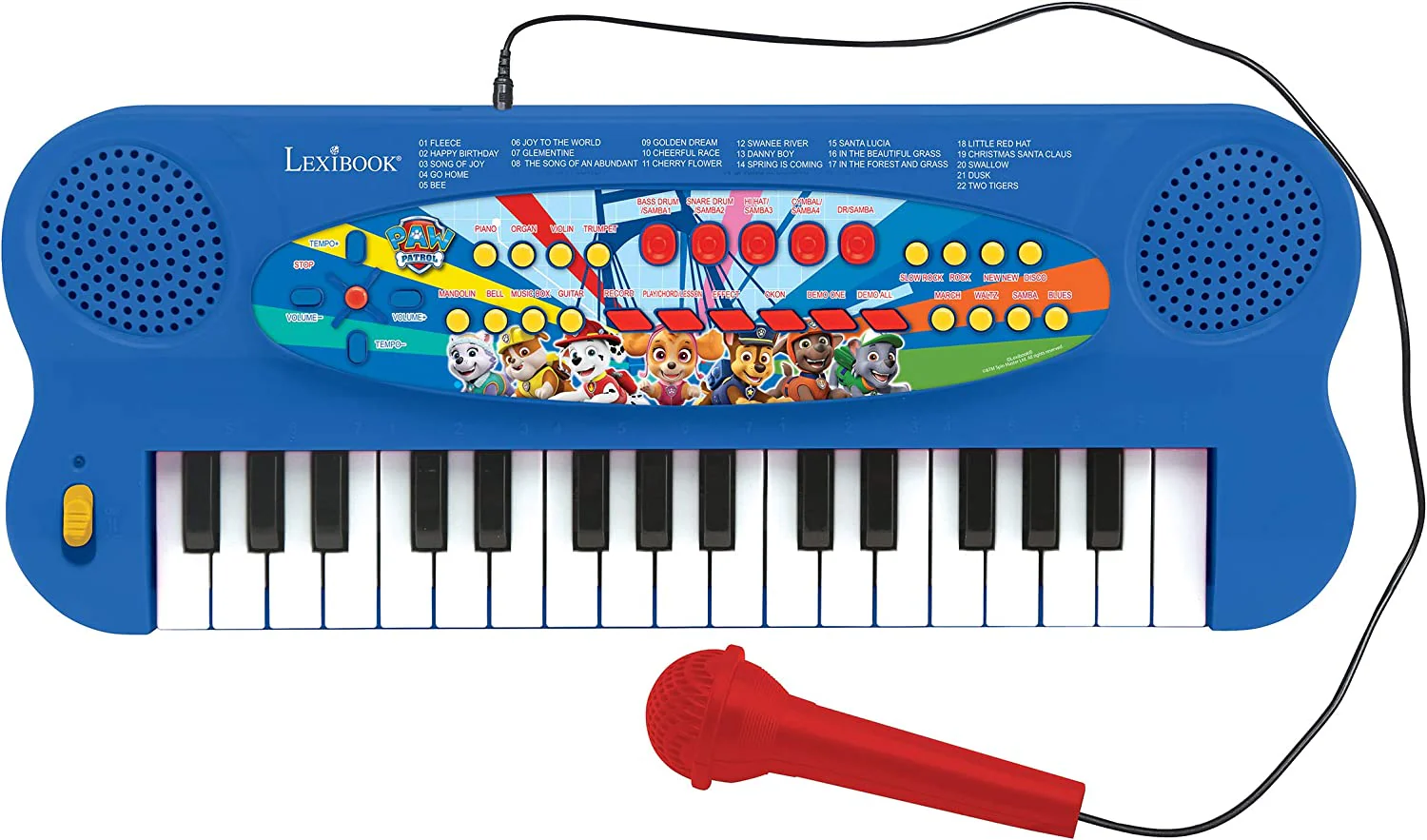 Lexibook Paw Patrol Electronic Keyboard With Mic K703PA - Image 2