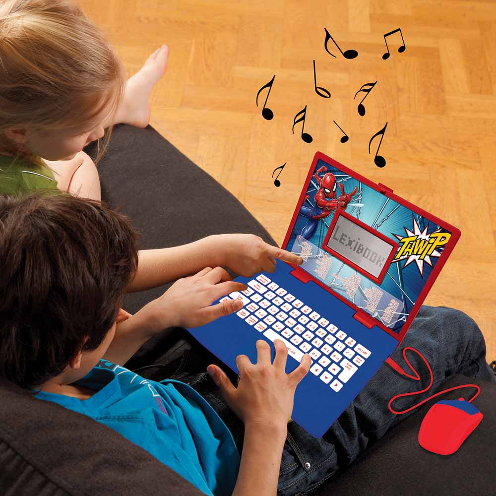 Lexibook Spiderman Bilingual Educational Laptop Arabic/English JC598SPi13 - Image 3