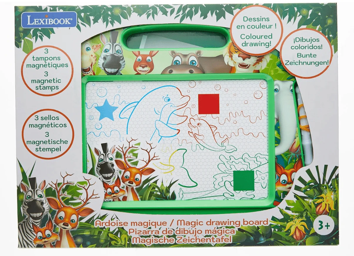 Lexibook Magnetic Multicolor Drawing Board The Animals CRANX550 - Image 2