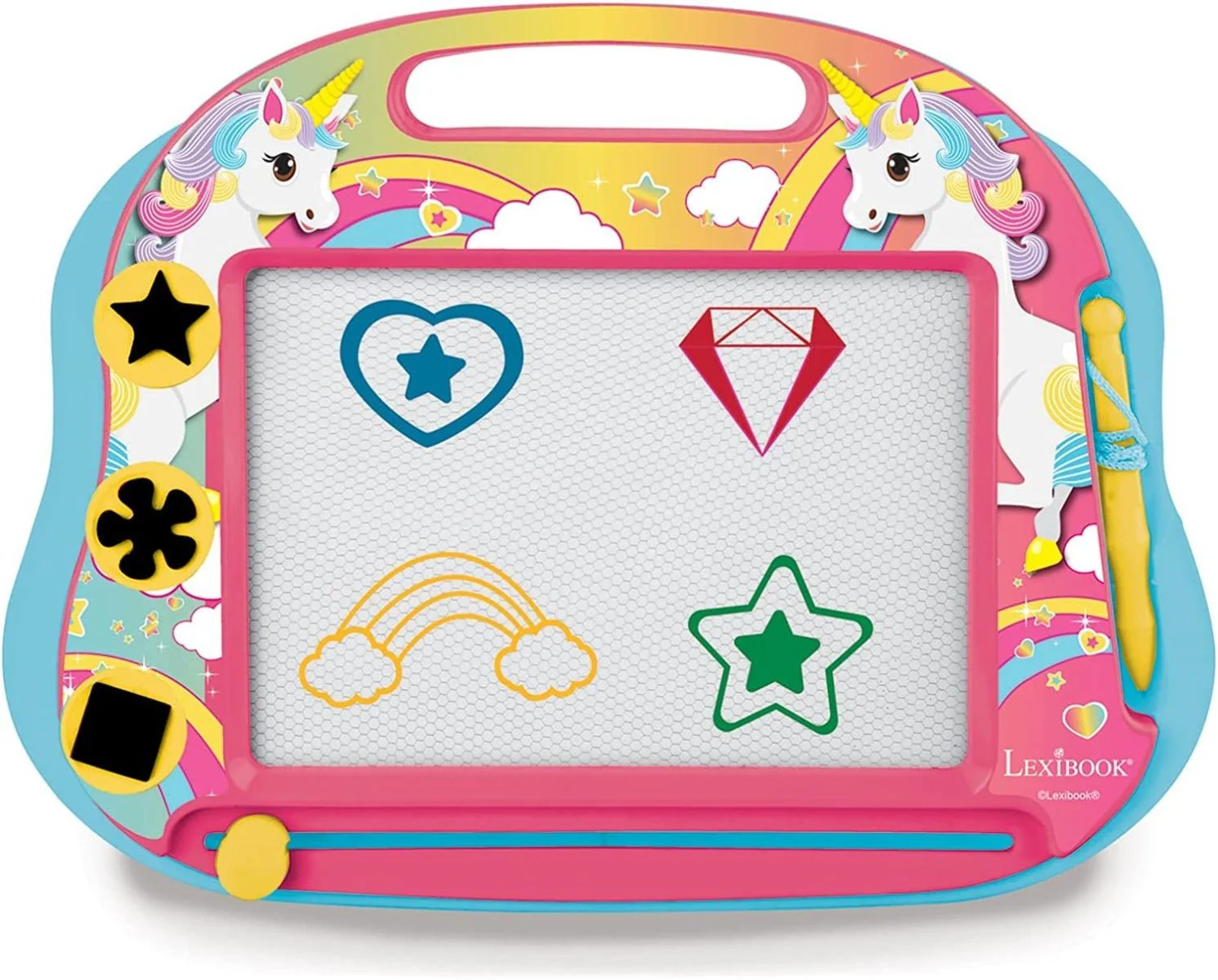 Lexibook Unicorn Magnetic Drawing Board with Accessories CRUNI550