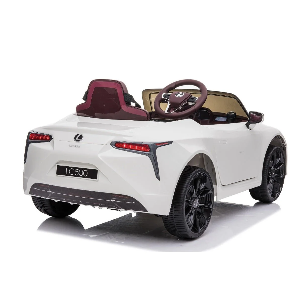 Lexus LC500 Licensed Ride On Car White LB 1168 - Image 3