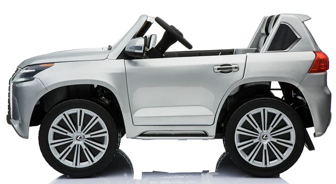 Lexus Licensed 570 Luxury Electric Ride On Car Silver LX570 - Image 3
