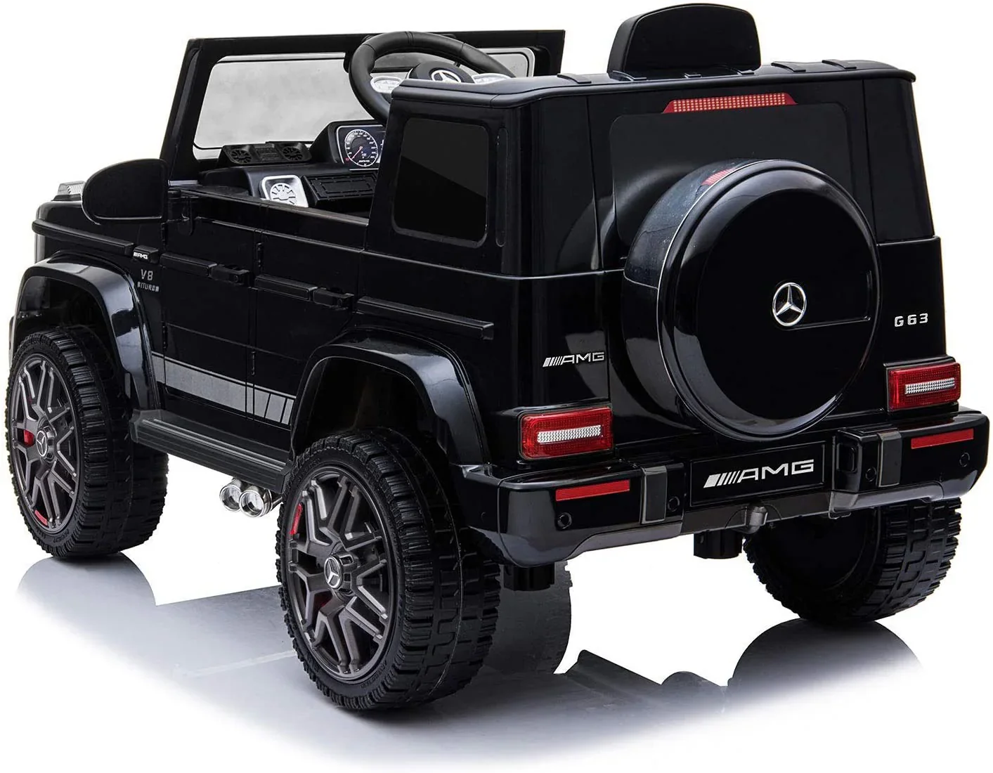 Mercedes-Benz G63 12V Battery-Powered Kids’ Jeep – Black - Image 7