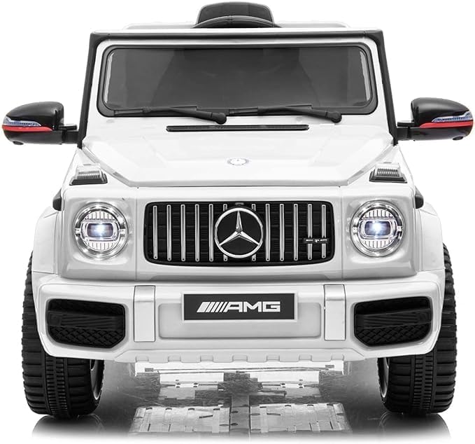 Licensed Mercedes-Benz G63 12V Childrens Ride On Jeep White ZS-0002Q - Image 4