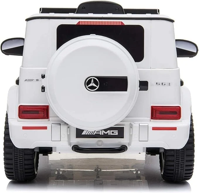 Licensed Mercedes-Benz G63 12V Childrens Ride On Jeep White ZS-0002Q - Image 6