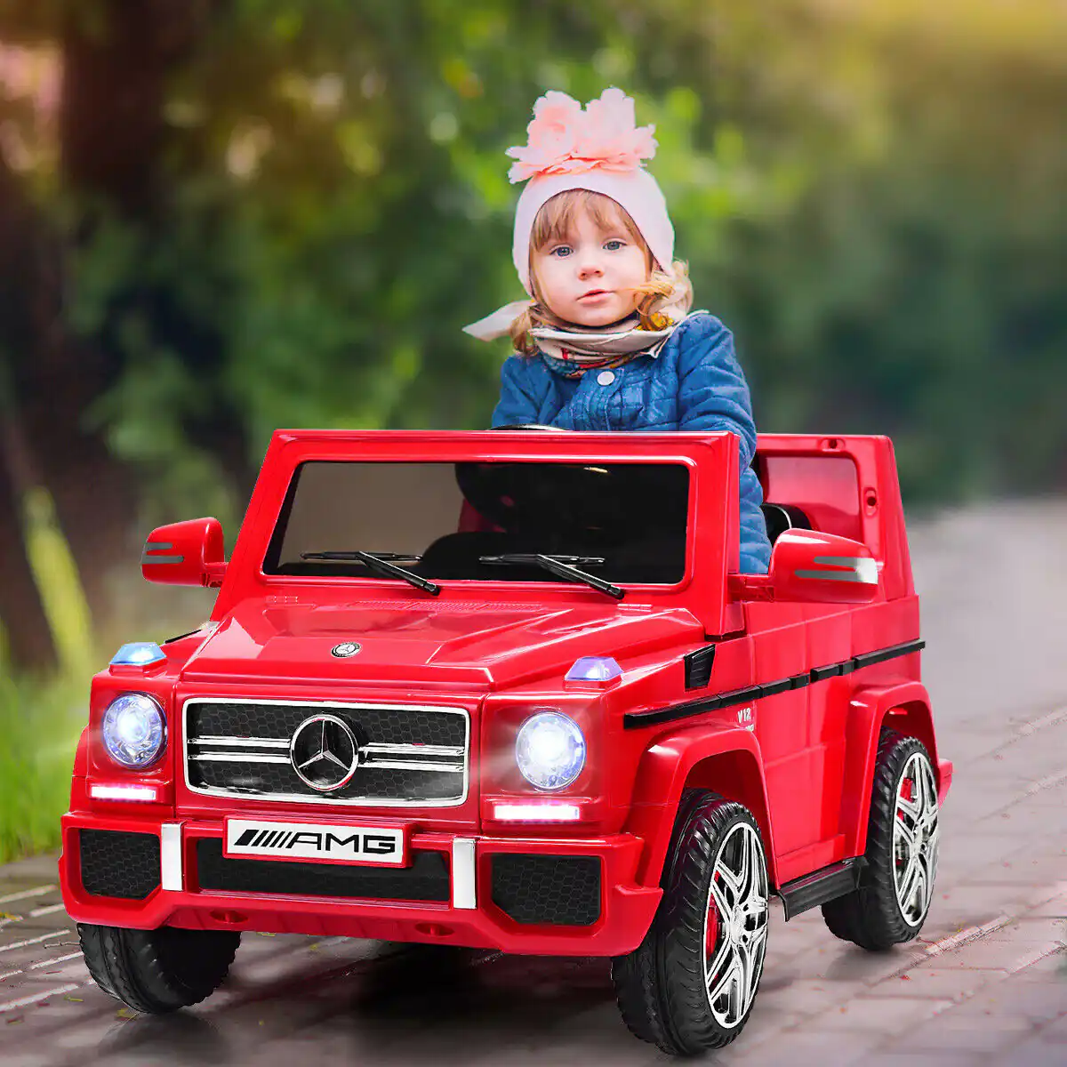 Licensed Mercedes Benz Kids Ride on Powered Car with Remote Controller - Image 4