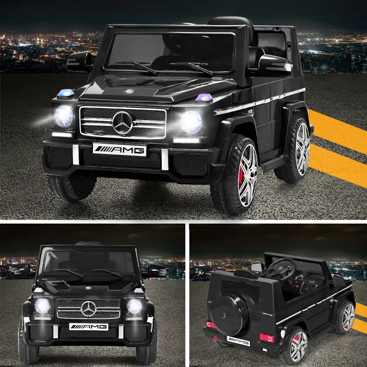 Licensed Mercedes Benz Ride on Powered Car with Remote Control - Image 3