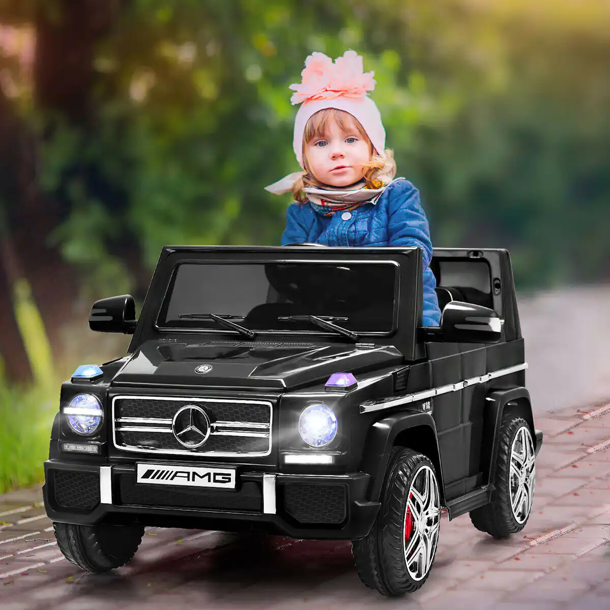 Licensed Mercedes Benz Ride on Powered Car with Remote Control - Image 5