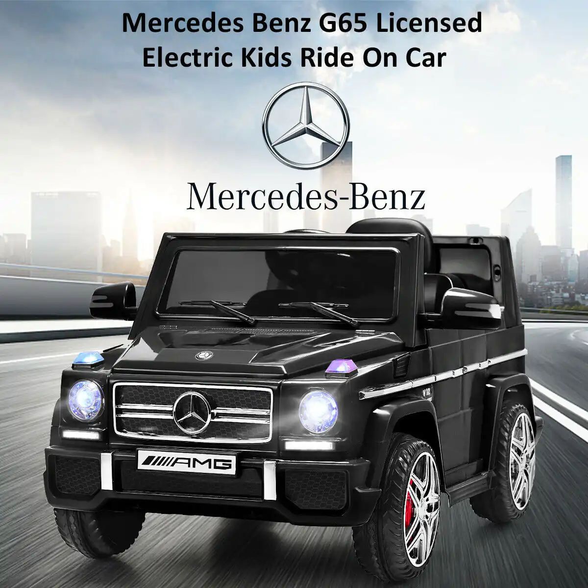Licensed Mercedes Benz Ride on Powered Car with Remote Control - Image 7
