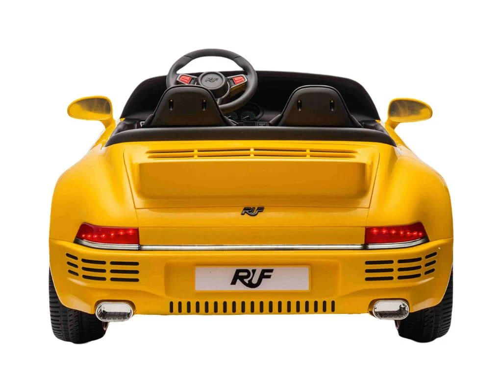 Porsche 911 RUF Ride On 24V Yellow LB-9669 - Image 2