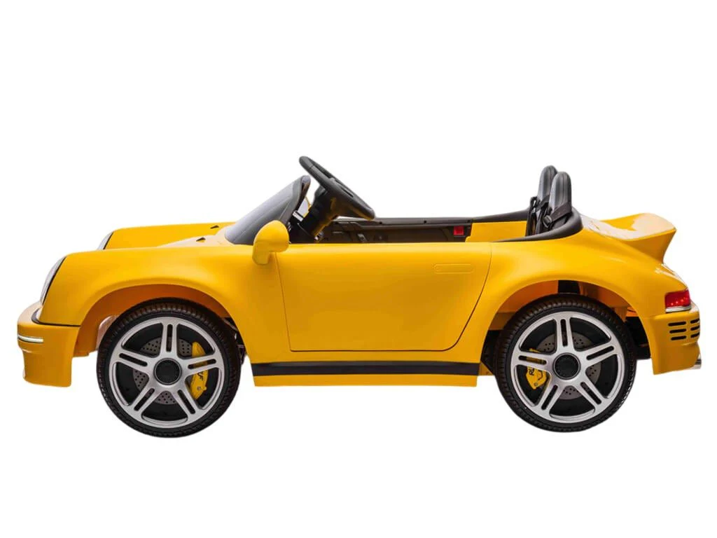 Porsche 911 RUF Ride On 24V Yellow LB-9669 - Image 5