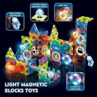 Light Magnetic Blocks 75Pieces - Image 2