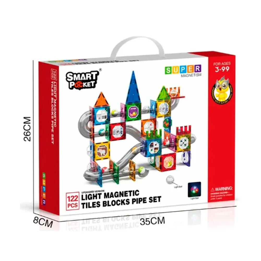 Light Magnetic Piece Plumbing Set 122 Pieces - Image 2