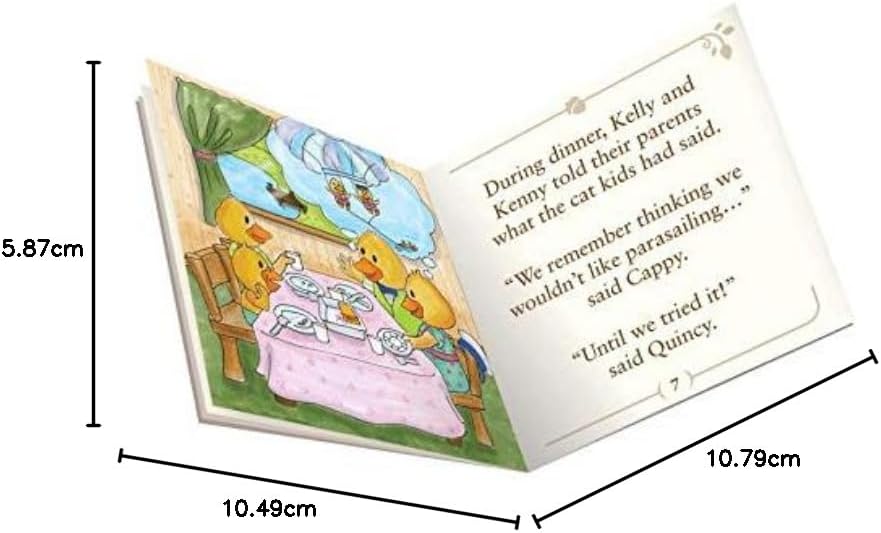 Li'l Woodzeez Quickquack Duck Family with Storybook 6259
