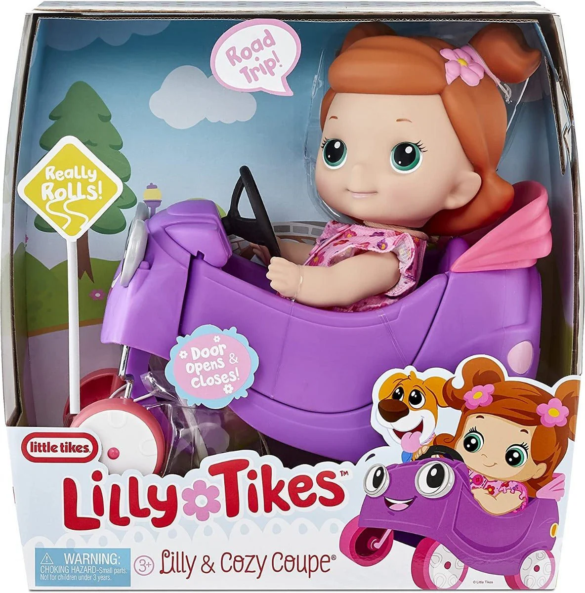 Lilly Tikes Lilly and Cozy Coupe Doll LIT-658754 - Image 2