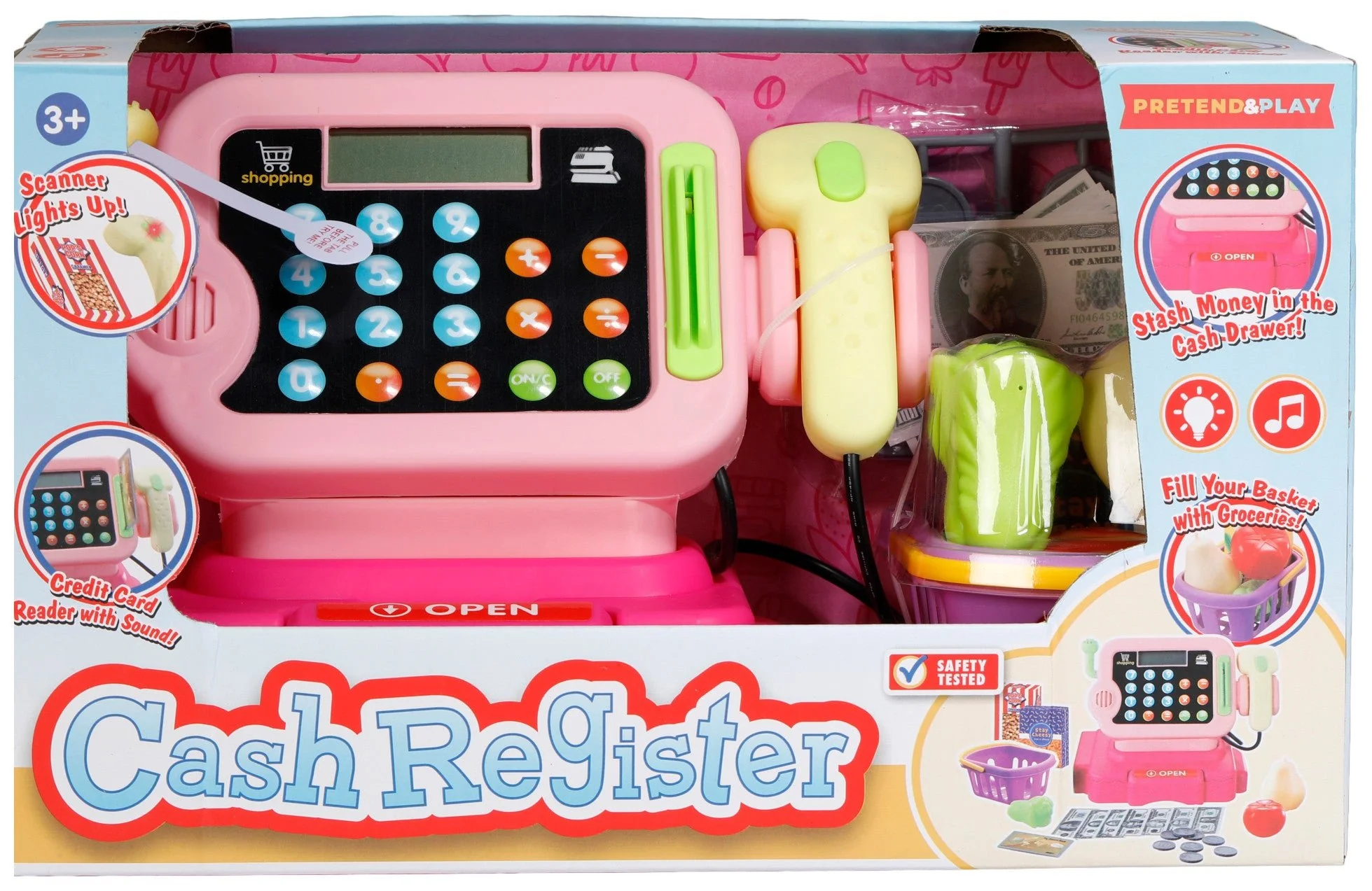 Ling Long Cash Register With Accessories LT8801-9C
