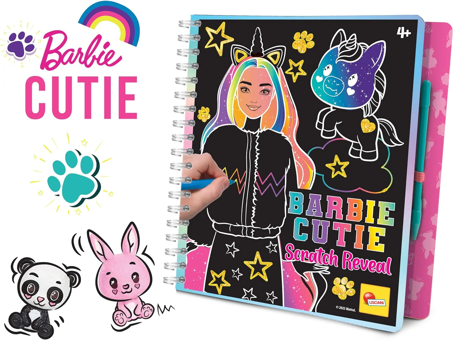 Lisciani Barbie Cutie Scratch Reveal 12433