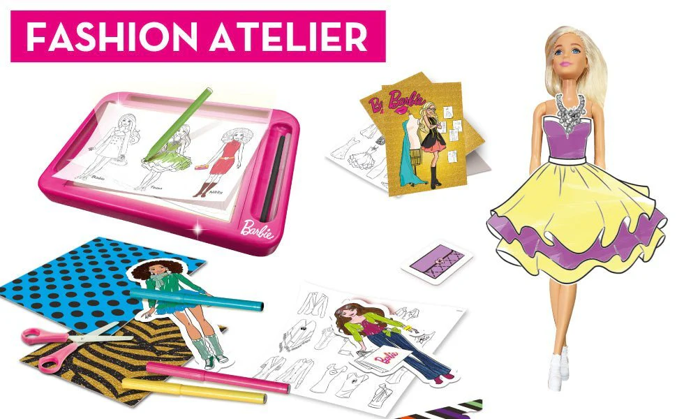Lisciani Barbie Fashion Atelier with Doll 88645 - Image 2