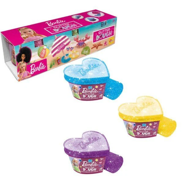 Lisciani Barbie Glitter Dough Kit Summer 88836