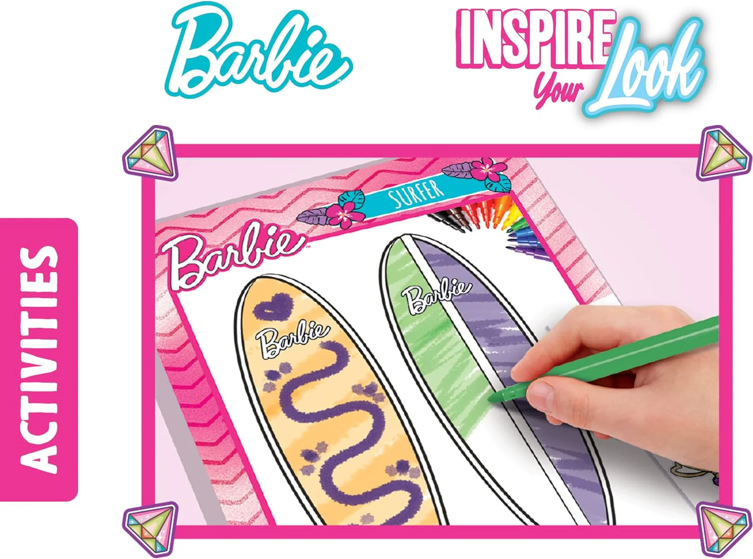 Lisciani Barbie Sketchbook - Inspire Your Look 12617 - Image 4